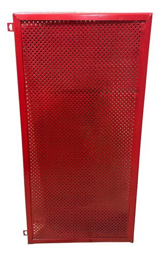 Tablero Organizador 40x80cm + Ganchos Rojo