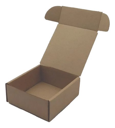 Cajas Micro Corrugado 10x10x4 Cm X40unidades Marrón