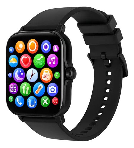 Reloj Smartwatch Inteligent P/ Samsung Xiaomi Moto Iph Negro
