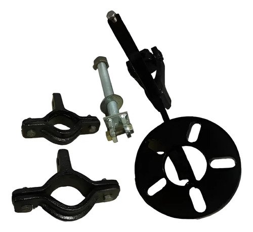 Corrector De Comba Universal 5 Agujeros Profesional Negro