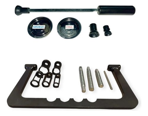 Kit Prensa Resorte De Válvulas X10 + Kit Esmerilar