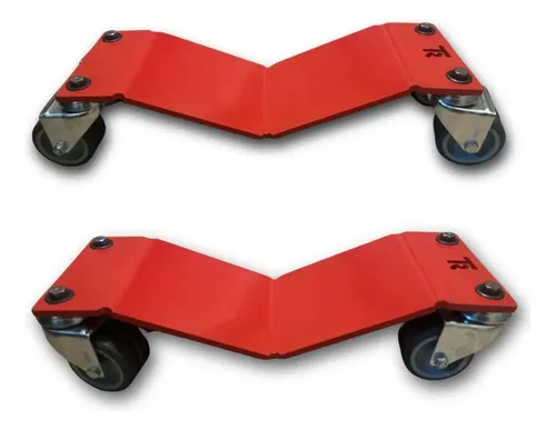 Juego De Plataformas Dolly Moviles Para Autos Pesados Taller