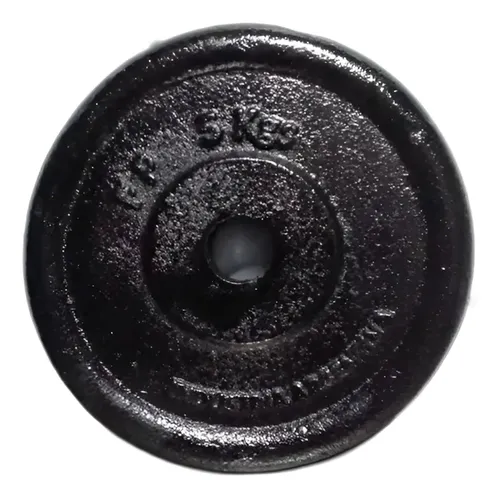 Disco De Pesa 5kg Disco Hecho De Fundición Negro