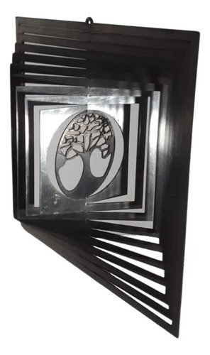 Wind Spinners/movil De Viento Arbol De La Vida Cuadrado 20cm