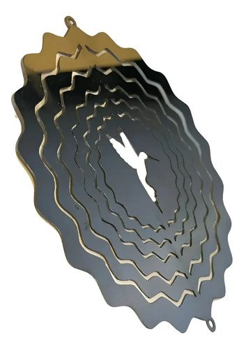 Wind Spinners / Móvil De Viento Acero Inox - Colibri 30cm Acero