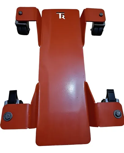 Dolly Plataforma Movil Para Motos Rojo