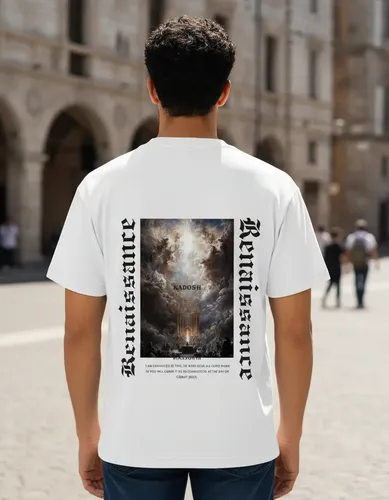 Remeras Cristiana Kadosh - Filipenses 1:6 - Oversize Algodón Blanco 1-n Xl Estampa Localizada