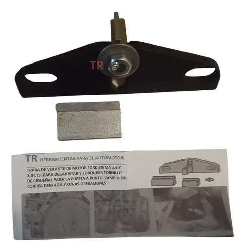 Herramienta Traba Volante Cigueñal Motor Ford 1.6 16v Sigma - Imagen 3