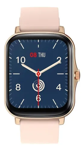 Reloj Smartwatch Inteligent Mujer P/ Samsung Xiaomi Moto Iph Blanco Rosa - Imagen 4