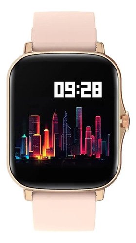 Reloj Smartwatch Inteligent Mujer P/ Samsung Xiaomi Moto Iph Blanco Rosa - Imagen 3