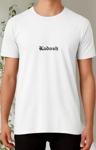 Remeras Cristiana Kadosh - Salmo 91:12 - Oversize Algodón Blanco 2-b S Estampa Localizada