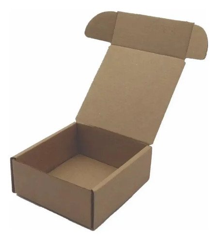 Cajas Micro Corrugado 10x10x4 Cm X20unidades Marrón Claro