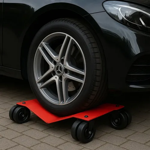 Juego De Plataformas Dolly Moviles Para Autos Pesados Taller