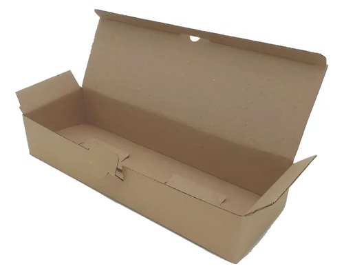 Cajas Micro Corrugado 27x8x5cm X60unidades Beige