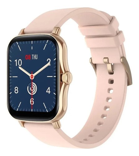 Reloj Smartwatch Inteligent Mujer P/ Samsung Xiaomi Moto Iph Blanco Rosa