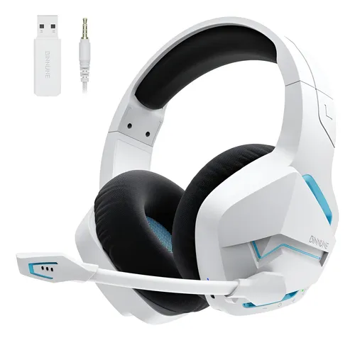 Auriculares Inalámbricos Gamer Profesional Binnune Bw01 Blanco